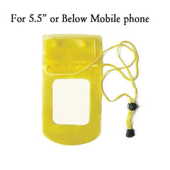 Waterproof Pouch Dry Case Cover For Universal 4.8"-6.0" Phone Camera Mobile Phone Water proof Bags For Iphone 5 5s SE 6 6s Plus