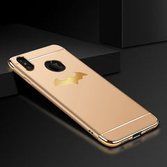 Cool 3D Bat Wing Phone Cases For iPhone X 8 7 6 6S Plus Cover Plating 3 in 1 Shockproof Armor Case Matte Hard PC Shell