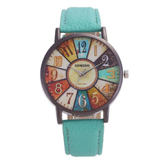 Creative And Unique Zegarki Damskie SONSDO Vintage Harajuku Graffiti  Clock Women's Watches Best Sellers Relojes Para  Mujer@50