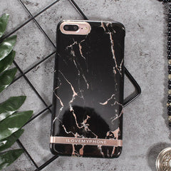Shiny agate marble Case For iphone 7 case Glossy hard plastic case for iphone 6 6s 7 8 plus X XR XS Max phone case capa