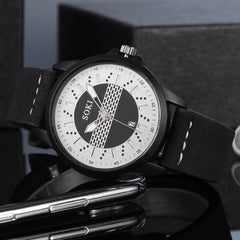 SOKI Man Wrist Watches NEW Sport Watches Quartz Leather Watch Mens Reloj Hombre 2019 Men Wristwatch Clock zegarek meski