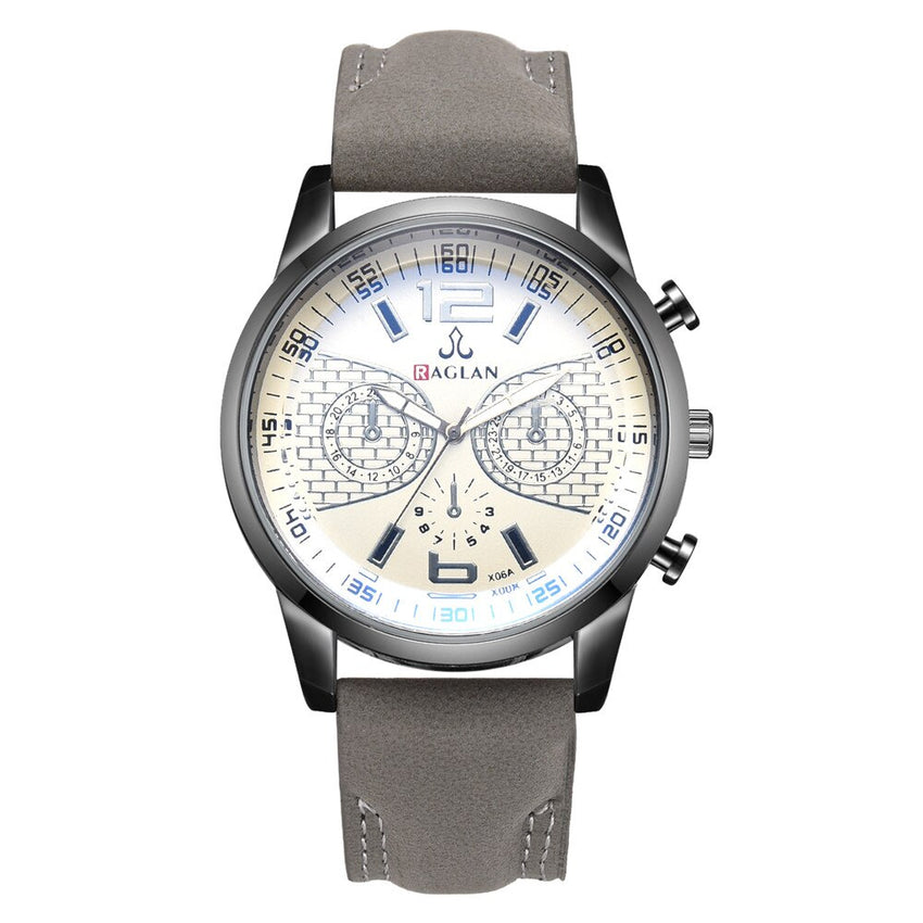 DISU Men Quartz Watch Leather Clock Blu Ray Glass wristwatch mens vintage men wristwatch clock mens wrist watches