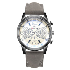 DISU Men Quartz Watch Leather Clock Blu Ray Glass wristwatch mens vintage men wristwatch clock mens wrist watches