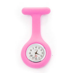 Best Selling Clip Nurse Doctor Pendant Pocket Quartz Silica Gel Brooch Nurses Compass Watch Hanging Medical Reloj De Bolsillo@50