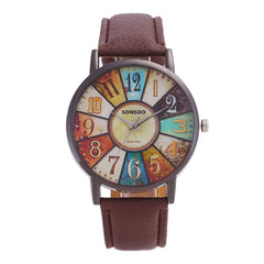 Creative And Unique Zegarki Damskie SONSDO Vintage Harajuku Graffiti  Clock Women's Watches Best Sellers Relojes Para  Mujer@50