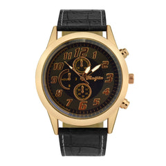 DISU Men Watch Leather Quartz  Luxury Casual Clock watch mens watches mens 2019 relogios masculino