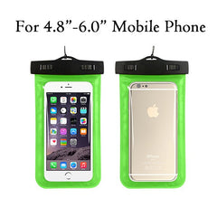 Waterproof Pouch Dry Case Cover For Universal 4.8"-6.0" Phone Camera Mobile Phone Water proof Bags For Iphone 5 5s SE 6 6s Plus