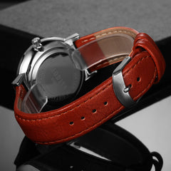 DISU Male Men Watch Popular Quartz Minimalist Belt Leather Strap watches men watches mens 2019 relogios masculino