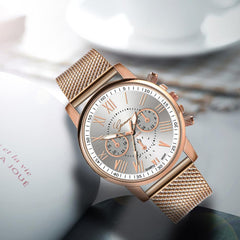 Bussiness Women's Watches Fashion Geneva Brand Roman Numeral Simple Clock Kol Saati Montre Femme Relogio Feminino Reloj Mujer@50
