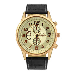 DISU Men Watch Leather Quartz  Luxury Casual Clock watch mens watches mens 2019 relogios masculino