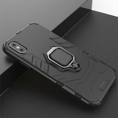 Shockproof Armor Case For iPhone 6 6S 7 8 Plus XS Case For iPhone X 5 5S Se XS Xs Max XR Finger Ring Holder Phone Cover