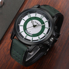 SOKI Men Watch Luxury Fashion Silica Gel Leather Quartz Analog watches men wrist watches day date relogios masculino