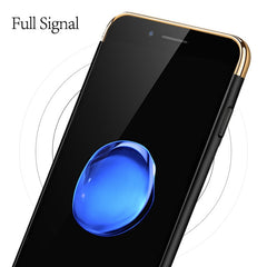 Cool 3D Bat Wing Phone Cases For iPhone X 8 7 6 6S Plus Cover Plating 3 in 1 Shockproof Armor Case Matte Hard PC Shell