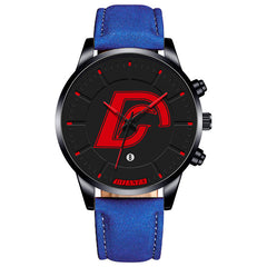 DIJANES Mens Fashion Black Stainless Steel Mesh Belt Watches Minimalist Men Business Calendar Quartz Watch Relogio Masculino