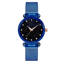 Fashion Top Brand Luxury Starry Sky Women Wrist Watches Magnetic Strap Quartz Clock Modern Wristwatch Women Orologio Donna 2019*