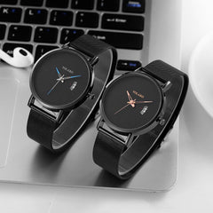 Simple Mesh Belt Men's Watch Business Male Ckock YOLAKO Fashion Calendar Quartz Watches Erkek Kol Saati Chronograph