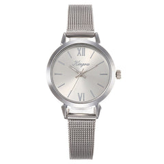 Best Selling Women Watches Rose Gold Scale Dial Ladies Quartz Wristwatc Business Mesh Strap Clock Casual Gift Montre Femme@50