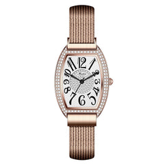 Unique Women Watches Square Dial Ladies Rhinestone Quartz Wristwatch Magnetic Buckle Strap Clock Romantic Design Reloj Mujer @50