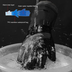 Snowboard Gloves Touch Screen Windstopper Motorcycle Waterproof Winter Outdoor Riding Fishing Men Women Warm Skiing Gloves D30