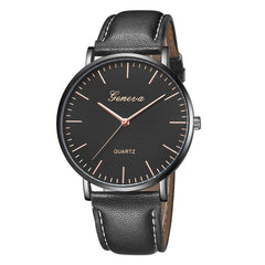 Simple Men's Watch Sports Casual Quartz Leather Men Watches Male Clock Round Dial Fashion Erkek Kol Saati