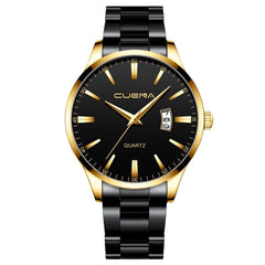 Business Men Watch Analog Quartz Sport Watch Mens Watches Alloy Case Synthetic Stainless Steel Top Brand Luxury Masculino Reloj