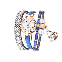 Women Watches Fashion Chimes Diamond Leather Bracelet Ladies Luxury Analog Quartz Wristwatch Simple Clock Gift Relogio Feminino