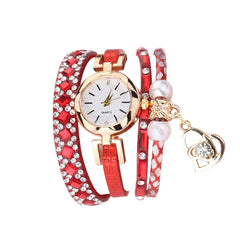 Women Watches Fashion Chimes Diamond Leather Bracelet Ladies Luxury Analog Quartz Wristwatch Simple Clock Gift Relogio Feminino