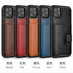 Luxury Magnetic Flip Wallet Case For iPhone 11 Pro XS Max XR X 6 6S 7 8 Plus Cases Hybrid Tough Armor Slide Card Holder Cover