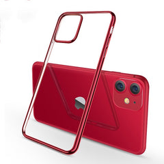 Midnight Green Plating Case for iPhone 11 Pro Max Luxury Soft Silicone Transparent Phone Case for iPhone 11 X XR XS Max 8 7 6 6s