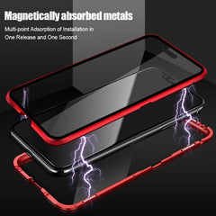 Front +Back 360 Magnetic Adsorption Metal Glass Case For iphone 7 8 Plus Phone Case For iphone 11 Pro Max XR X XS MAX 6 6S Cover