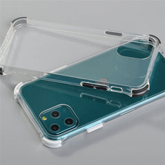 Shockproof Transparent Phone Cases For iPhone 11 11 Pro Max XR XS Max X 8 7 6 6S Plus Bumper Soft Silicone Anti-fall Back Cover