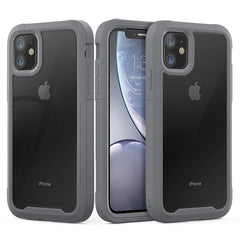 Shockproof Armor Silicone Case For iPhone 11 Pro XS Max Transparent Cases For iPhone 6 6S 7 8 Plus X XR Luxury TPU Acrylic Cover