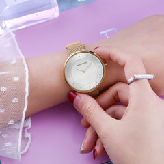 MINI FOCUS Women Watches Luxury Dress Womens Watches Top Brand Hand Clock Milanese Steel Lady Watch For Woman Rose Gold Quartz
