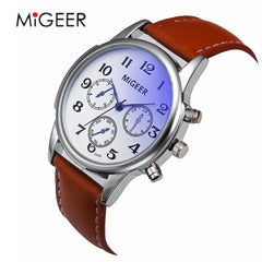 Men's Watch Leather Sport 2019 Fashion Men Watches Top Brand Luxury WristWatch Clock Relogio Masculino Unisex Couple