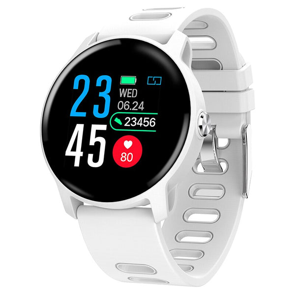 S08 Smart Watch IP68 Waterproof Wearable Device Heart Rate Clock wristband Fitness Tracker Smartwatch Men Women for Android IOS
