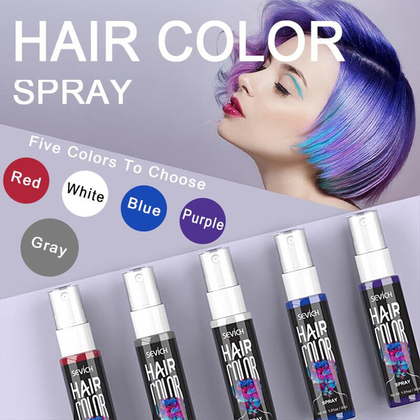 Sevich 5 Color Hair Color Spray Instant Hair Color Hair Styling Product 30ml Temporary Hair Dry Color Fashion Beauty Makeup