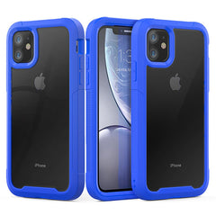 Shockproof Armor Silicone Case For iPhone 11 Pro XS Max Transparent Cases For iPhone 6 6S 7 8 Plus X XR Luxury TPU Acrylic Cover