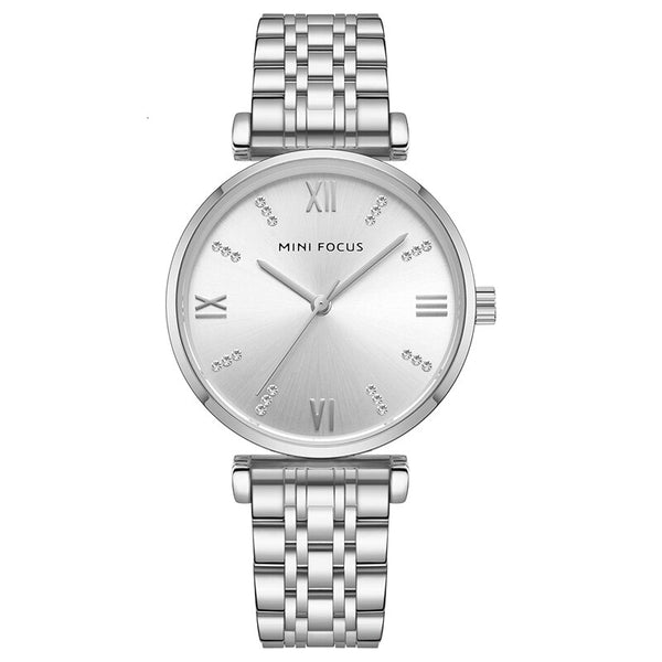 MINIFOCUS Womens Watch Top Brand Luxury 2019 Blue Watch Women Fashion Analog Quartz Ladies Gold Watch Stainless Steel Wristwatch