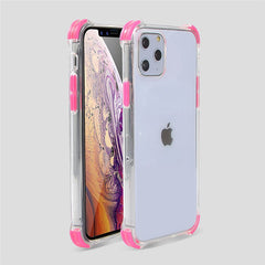 Shockproof Transparent Phone Cases For iPhone 11 11 Pro Max XR XS Max X 8 7 6 6S Plus Bumper Soft Silicone Anti-fall Back Cover