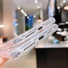 Gold Leaves Transparent Case For iPhone 11 8 7 Plus X XS Max XR Clear Back Cover Soft Silicone Cover For iPhone 11 Pro Max