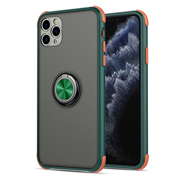 Magnetic Car Holder Phone Case For iPhone 11 Pro Max XR X XS Max 8 7 6 6S Plus Matte Transparent phone Back Cover For iPhone 11