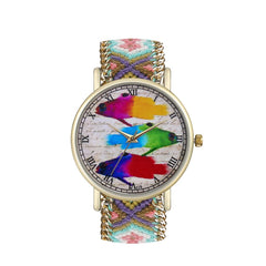Creative Women Watches Multicolour Fish Dial Ladies Quartz Wristwatch Multicolor Strap Fashion Clock Gift Relojes Para Mujer@50