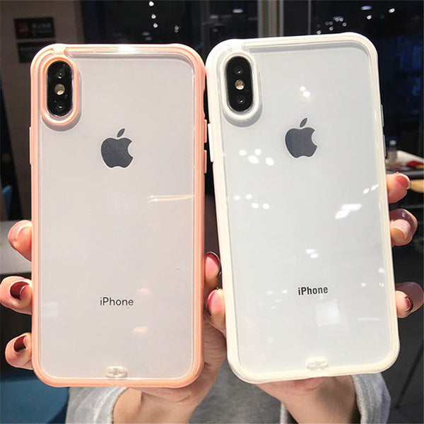 TIKITAKA Shockproof Bumper Transparent Silicone Phone Case For iPhone 11 Pro X XR XS Max 8 7 6 6S Plus Clear Soft TPU Back Cover