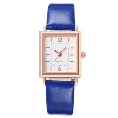 Women Watches Simple Dress Quartz Wrist Watch Ladies Steel Leather Square Brand Luxury Watch Clock Gift Dropshiping Montre Femme