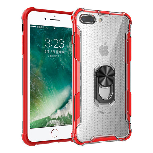 Transparent 360 Rotating Ring Case For iphone 11 11pro Ultra-thin Rubber Bumper Hybird Case For iphone XS Max X XR 6 6s 7 8 Plus