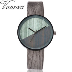 Women Watches Lovers' Wood Dial Men Watch Leather Band Handmade Analog Quartz Wristwatch Couple Gift Clock Erkek Kol Saati*M