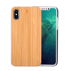 Real Wood Wooden Phone Case For iphone 11 11 Pro Max XR X XS Max 7 8 Plus Bamboo Hard PC Back Cover For iphone 11 Pro 7 8