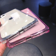 TIKITAKA Fashion Square Phone Case For iPhone 11Pro Max XR X 6 6S 7 8 Plus XS Max XR Cases Soft Silicone Transparent Cover Coque