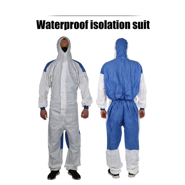 Protective Clothing Women Men Isolation Suit Set Disposable Antistatic Workwear Dust Anti-virus virus protect Skin 2020