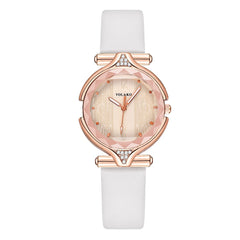Hot Women Watches Fashion Dial Ladies Watch Quartz Wristwatch Pink Leather Gift Female Clock Zegarki Damskie NEW Free Shipping@5